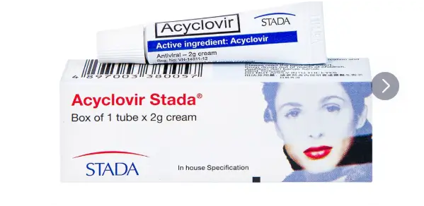 Kem bôi da Acyclovir Stada Cream điều trị nhiễm virus Herpes simplex (2g)