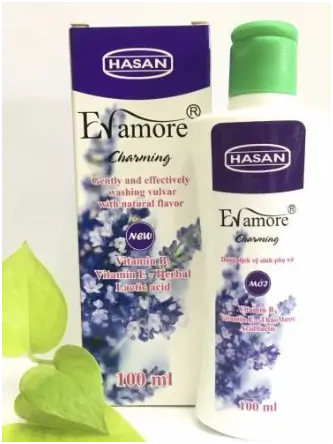 Dung dịch vệ sinh phụ nữ Evamore Eva More Hasan Ha San tím 100ml