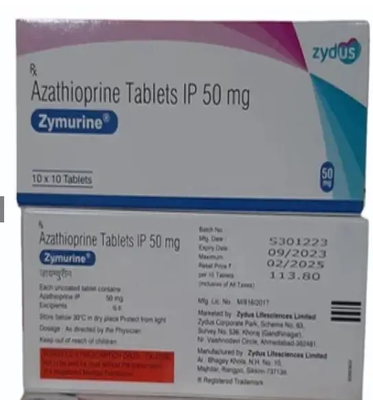 Thuốc Zymurine (Azathioprine Tablets IP 50 mg) để phòng ngừa thải ghép tạng và điều trị các bệnh tự miễn