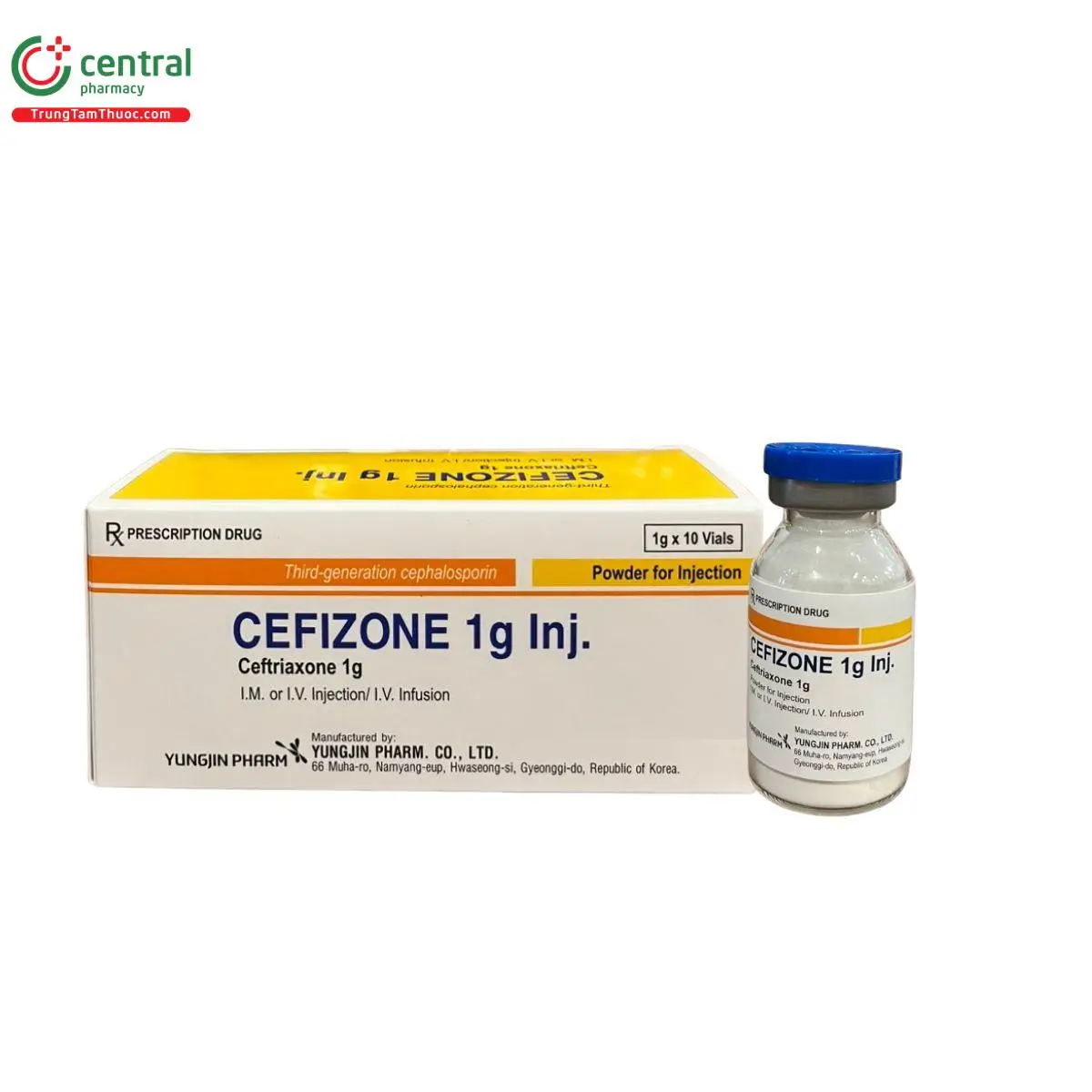 Cefizone 1g Inj điều trị các bệnh nhiễm khuẩn