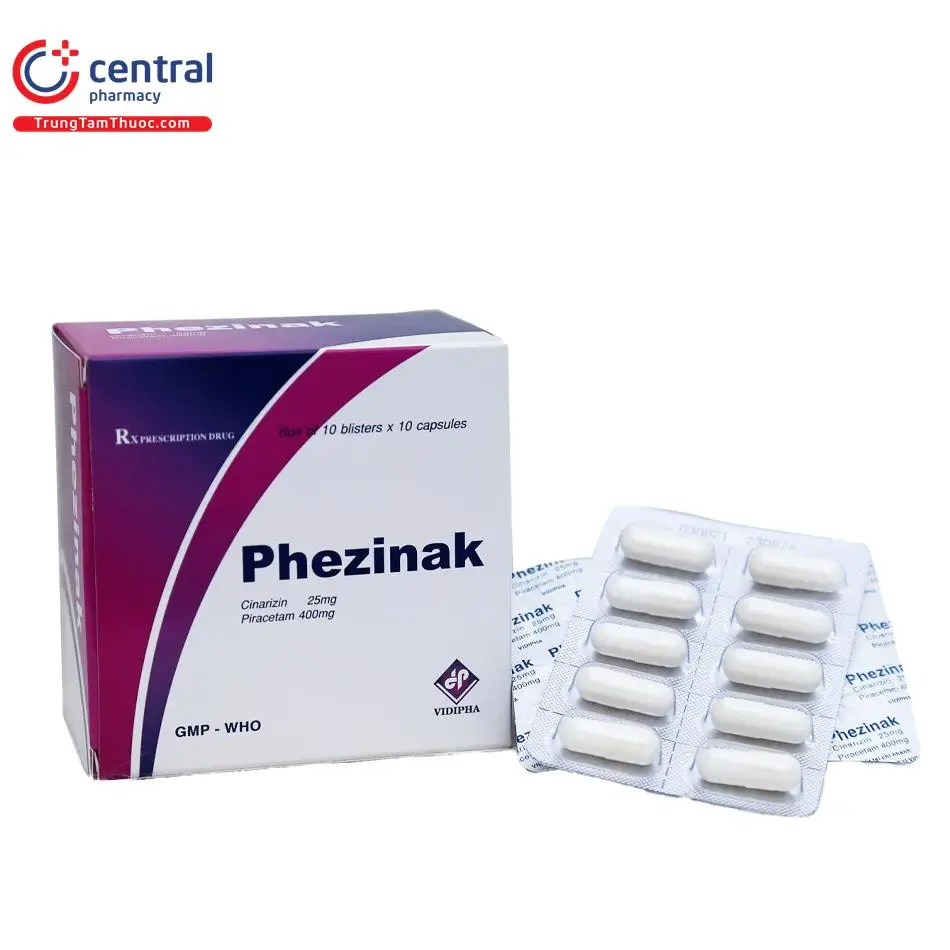 Phezinak điều trị hội chứng thoái triển liên quan đến tuổi tác