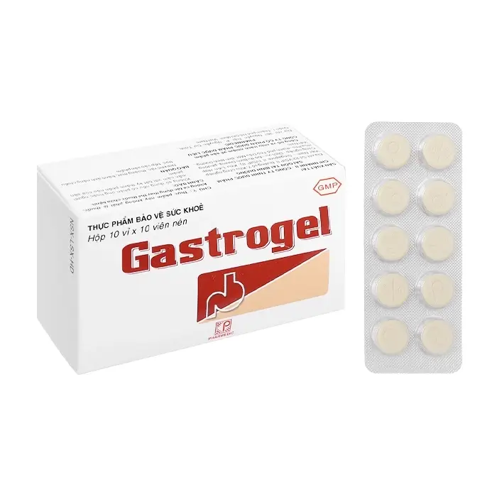 Gastrogel Pharmedic 10 vỉ x 10 viên – Hỗ trợ viêm loét dạ dày, tá tràng