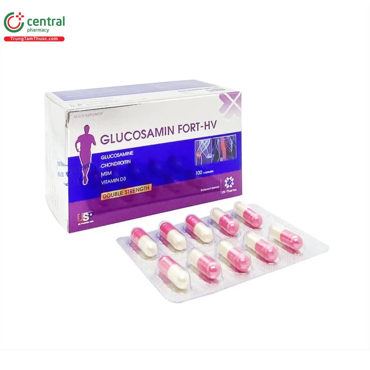 Glucosamin Fort-HV hỗ trợ cơ xương khớp