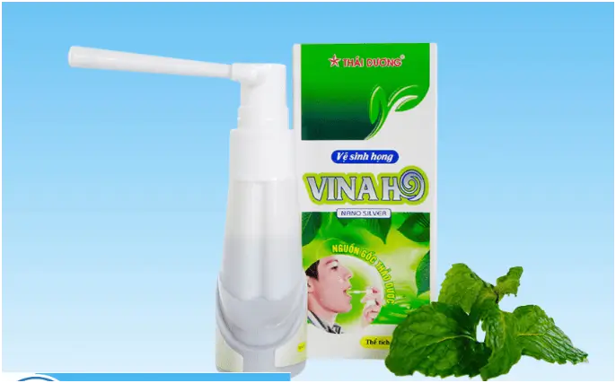 Xịt họng Vinaho Thái Dương 20ml- Vệ sinh họng, ngăn ngừa ho
