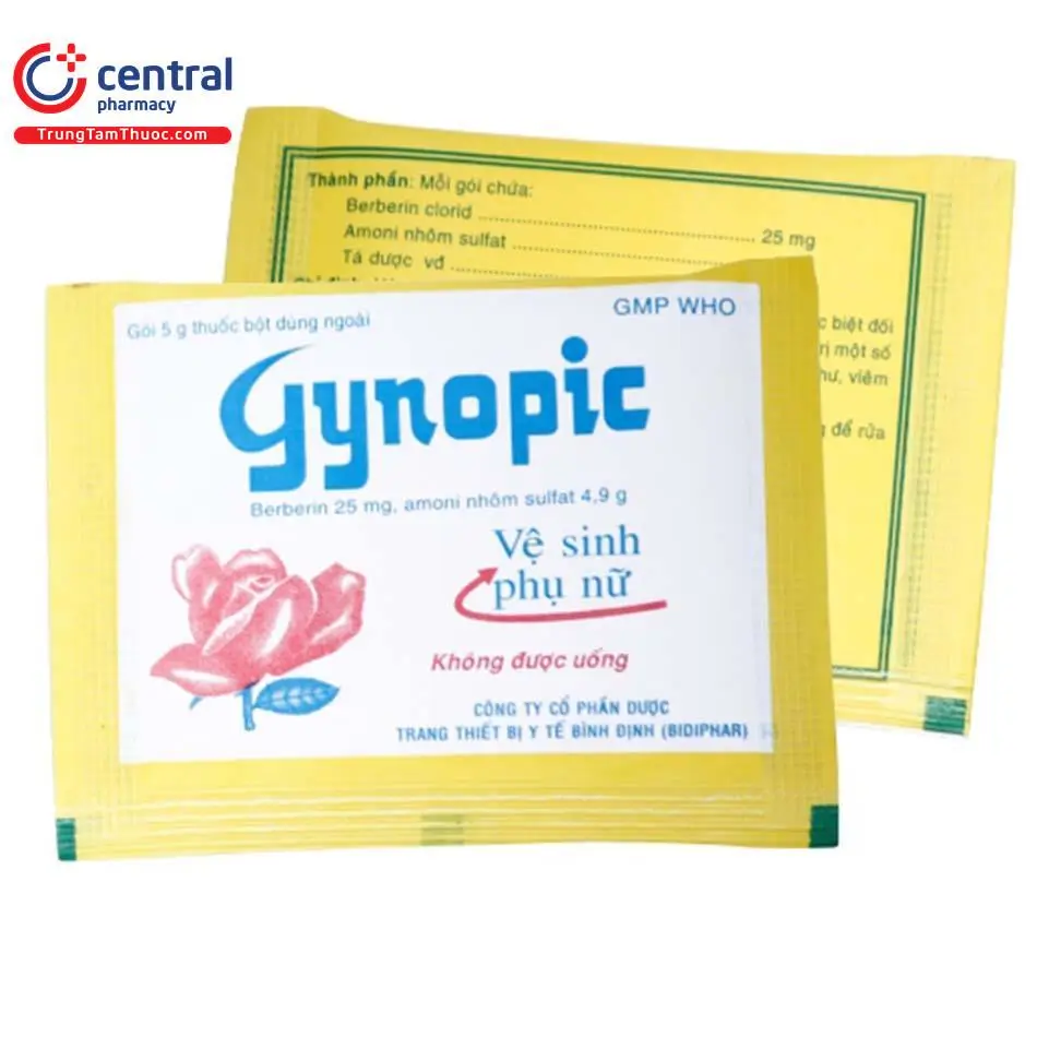 Gynopic điều trị viêm nhiễm phần phụ, khí hư, huyết trắng có mùi hôi