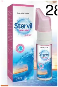 Stervil NASAL SPRAY Children – Xịt mũi cho trẻ sơ sinh và trẻ nhỏ
