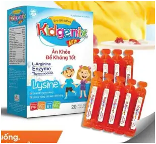 Siro Bổ dưỡng Kidgenix NEW  Ăn Khỏe Đề Kháng Tốt