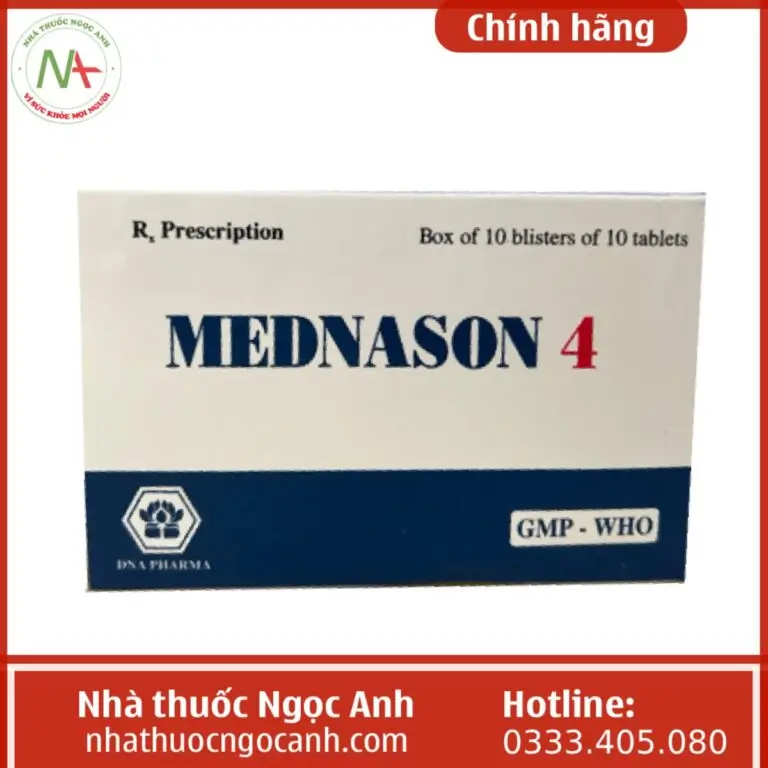 Mednason 4 điều trị rối loạn nội tiết, rối loạn thấp khớp, bệnh hệ thống tạo keo, bệnh phức hợp miễn dịch