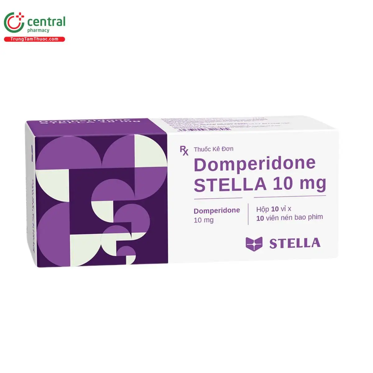 Domperidone STELLA 10mg điều trị triệu chứng buồn nôn và nôn
