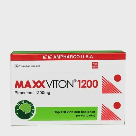 Maxxviton 1200 Ampharco (Hộp 10 vỉ x 10 viên)
