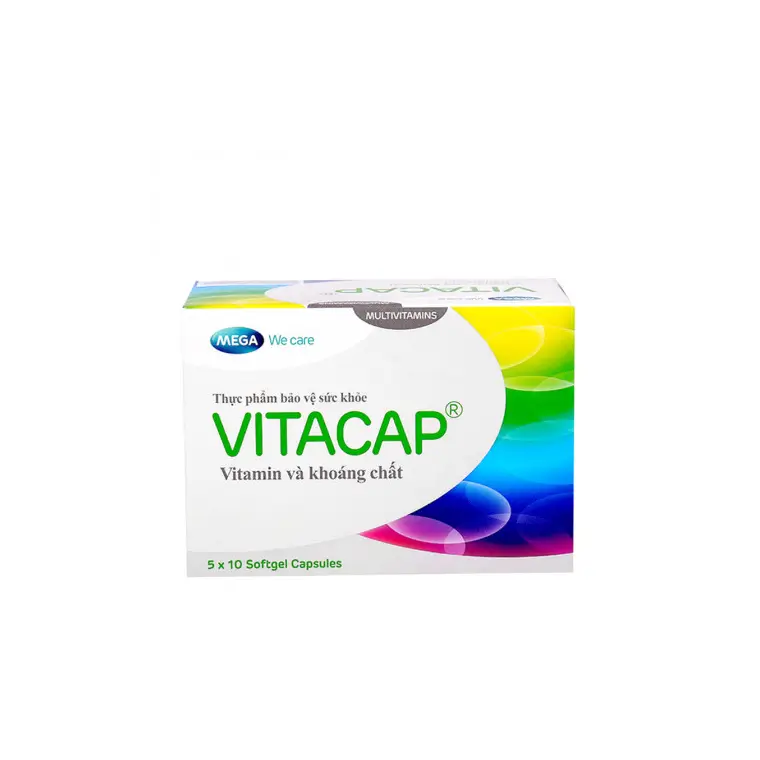 Viên uống Vitacap Mega We Care bổ sung Vitamin và khoáng chất cho cơ thể (Hộp 50 viên)