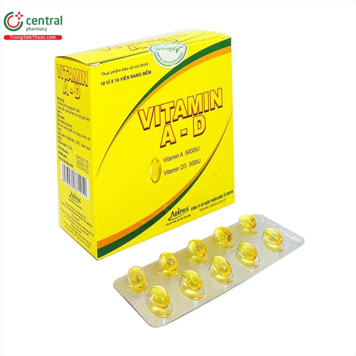 Vitamin A - D Abipha giúp con cao lớn
