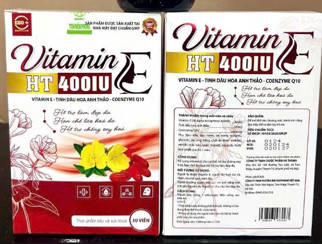 Viên uống vitamin E 400IU hỗ trợ nâng cao sức khỏe tổng thể