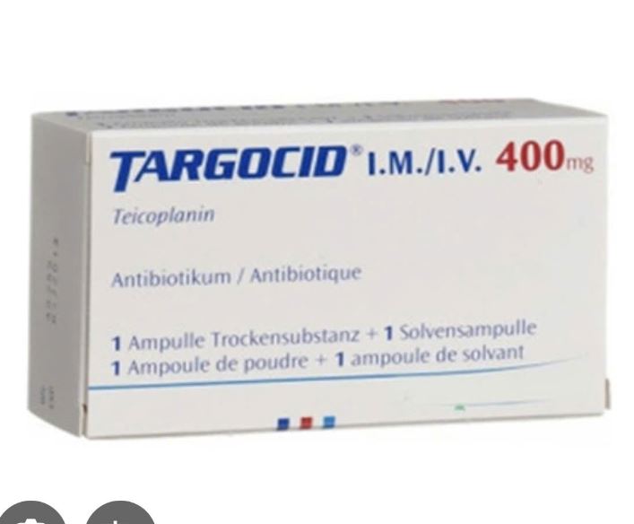 Thuốc tiêm Targocid 400 mg điều trị nhiễm khuẩn