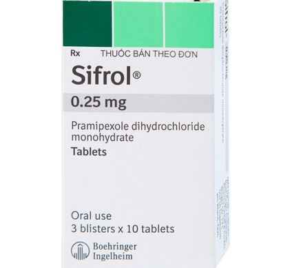 Thuốc Sifrol 0.25mg Boehringer điều trị bệnh parkinson