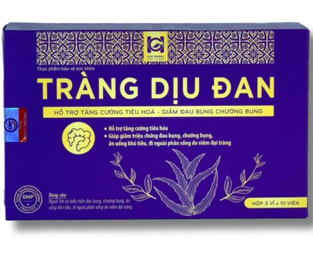 Tràng Dịu Đan hỗ trợ sức khỏe đường tiêu hóa