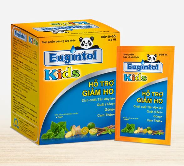 Siro Eugintol Kids thảo dược bổ phế giảm ho cho trẻ em