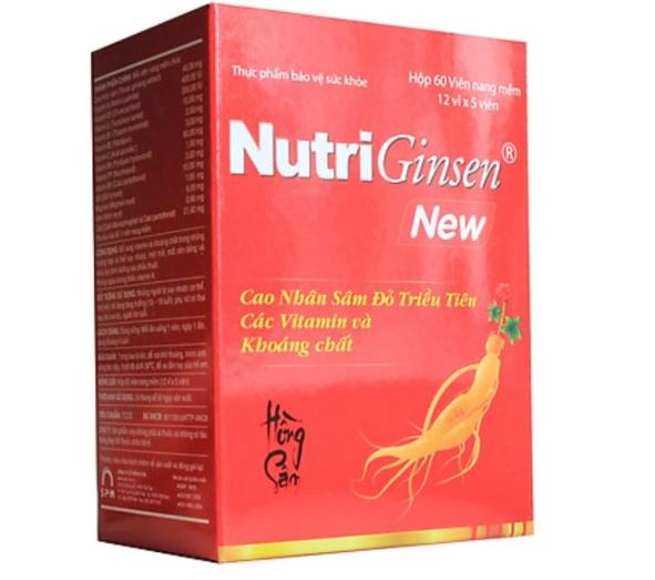 Nutriginsen New hỗ trợ bổ sung vitamin nhân sâm và khoáng chất cho cơ thể