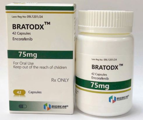 Thuốc Bratodx 75mg điều trị ung thư thuộc nhóm thuốc ức chế kinase