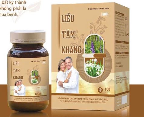 Thực phẩm bảo vệ sức khỏe Liễu Tâm Khang hỗ trợ hạn chế sự phát triển của u xơ tử cung