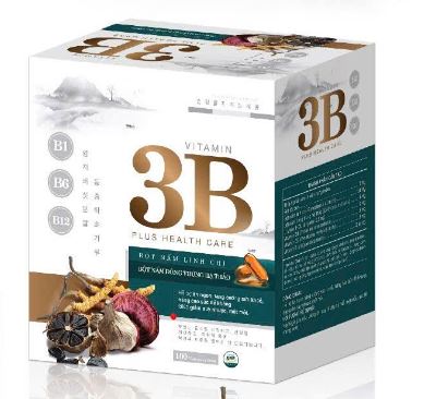 Vitamin 3B PLUS HEALTH CARE Bột Nấm Linh Chi Đông Trùng Hạ Thảo