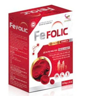 FeFolic giúp giảm thiếu máu và tăng khả năng tạo máu