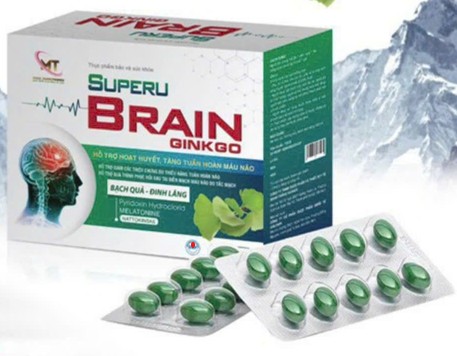 SUPERU BRAIN GINKGO giúp hỗ trợ hoạt huyết tăng tuần hoàn máu não