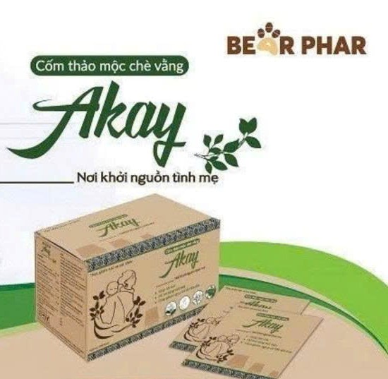 Cốm thảo mộc chè vằng AKAY giúp lợi sữa