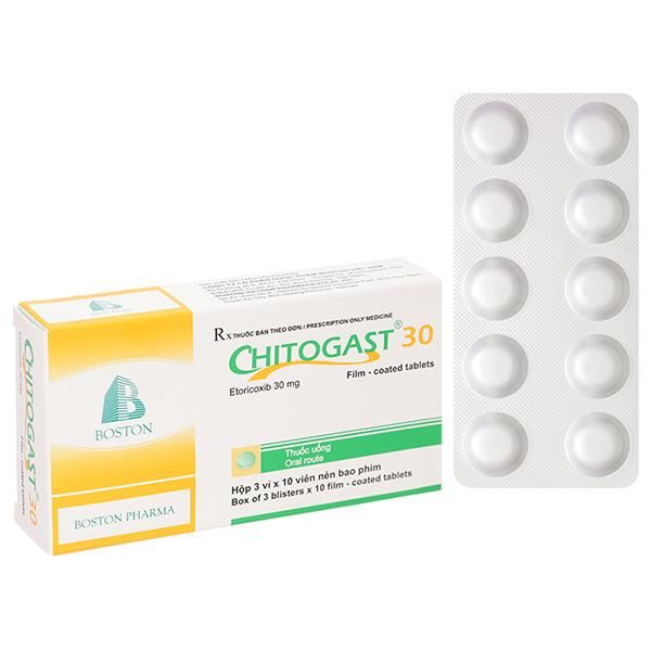 Chitogast 30 giảm đau – kháng viêm hiệu quả