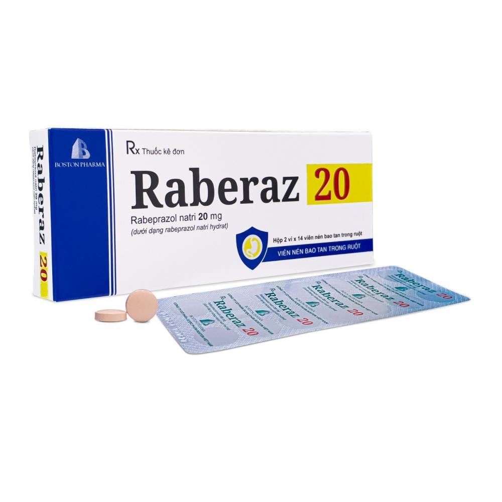 Raberaz 20 giúp giảm nhanh lượng axit dạ dày