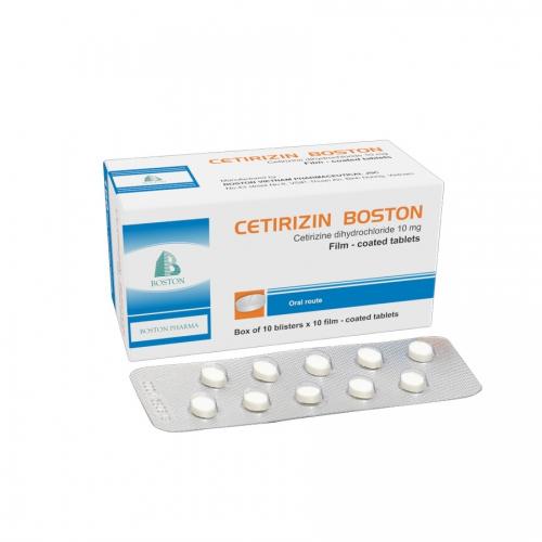 Cetirizin Boston giúp giảm nhanh các triệu chứng dị ứng