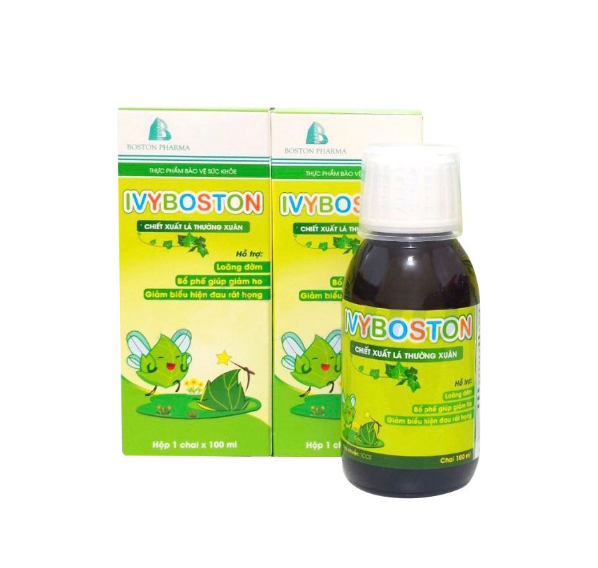 Ivyboston giúp giảm ho hiệu quả và dịu cổ họng