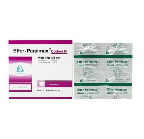 Effer-Paralmax Codein 10 giúp giảm đau nhanh và hiệu quả