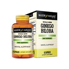 Mason Natural Ginkgo Biloba hỗ trợ tăng cường tuần hoàn máu não