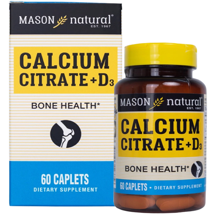 Mason Natural Calcium Citrate + D3 giúp tăng khả năng hấp thu