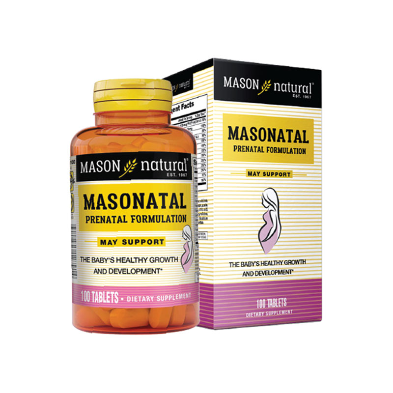 Mason Natural Masonatal Prenatal Formulation giúp bổ sung đầy đủ dưỡng chất thiết yếu