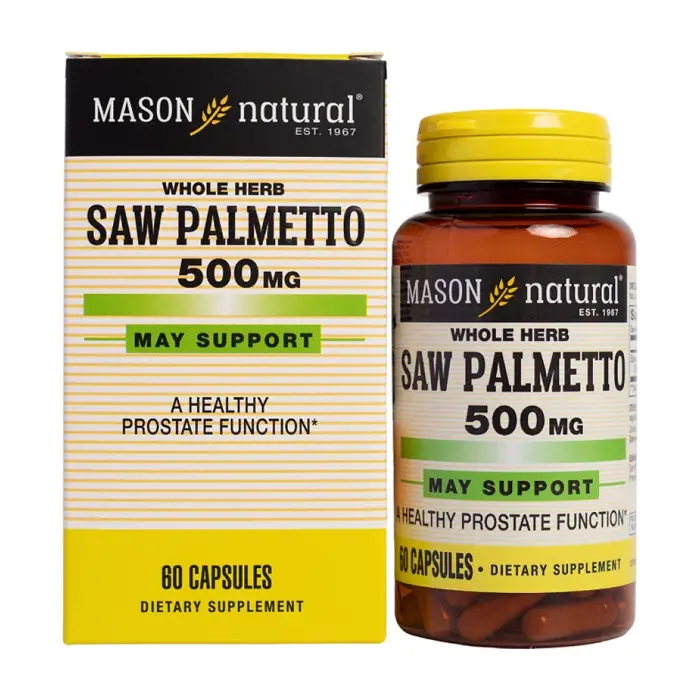 Saw Palmetto 500 mg giúp hỗ trợ sức khỏe tuyến tiền liệt