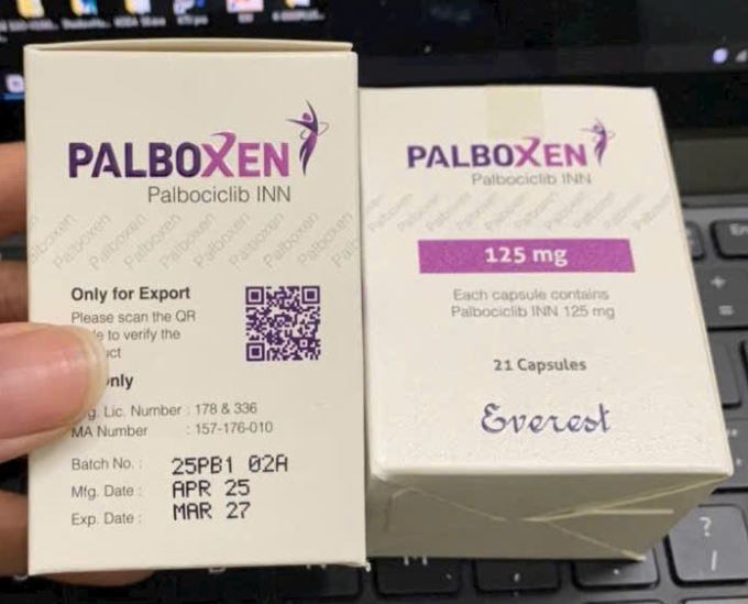 Thuốc Palboxen 125mg điều trị ung thư