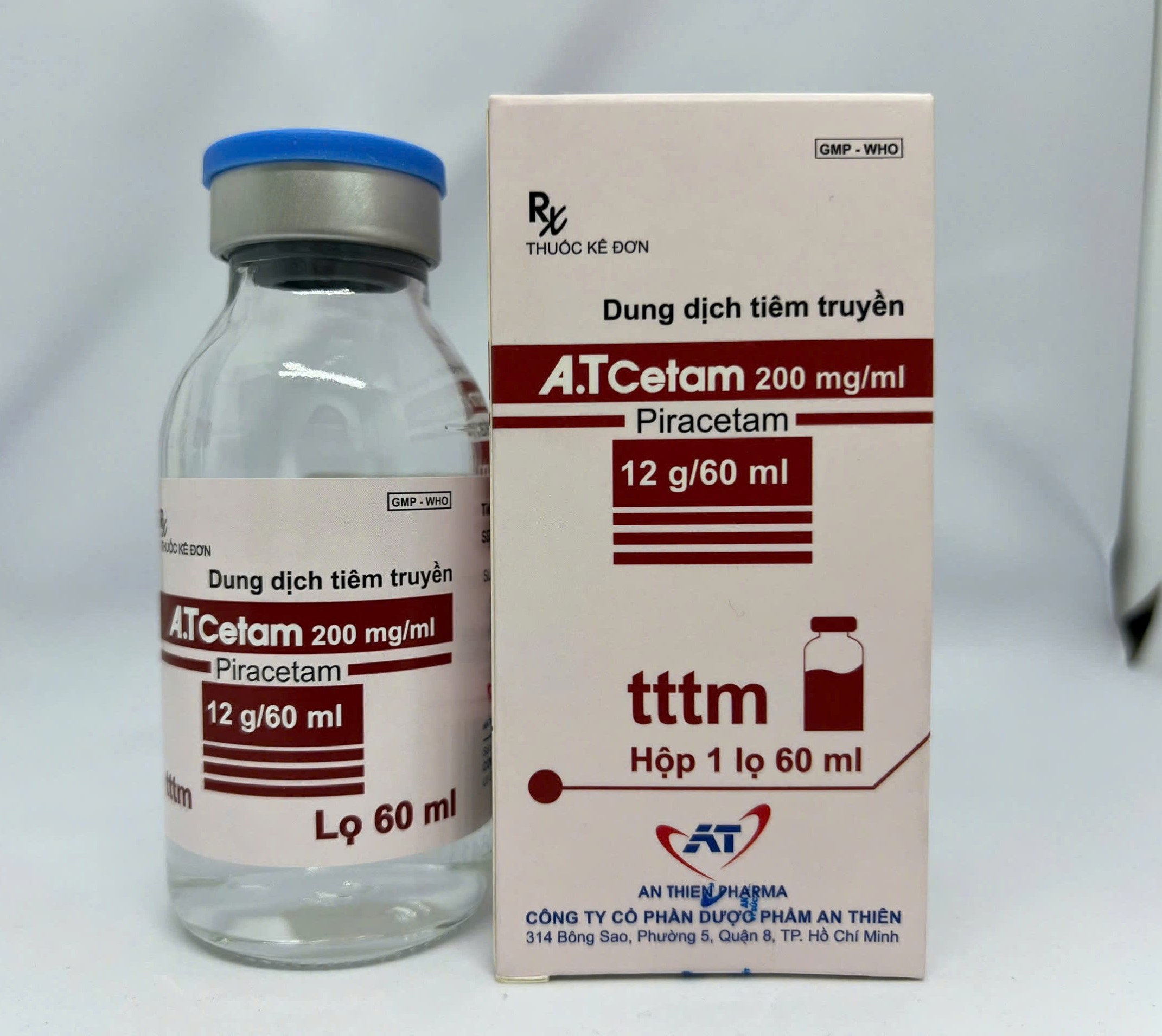 A.T Cetam 200 mg/ml giúp cải thiện các triệu chứng của hội chứng tâm thần