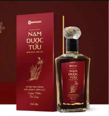 Nam Dược Tửu (Đông Trùng - Hồng Sâm) giúp hỗ trợ bồi bổ cơ thể