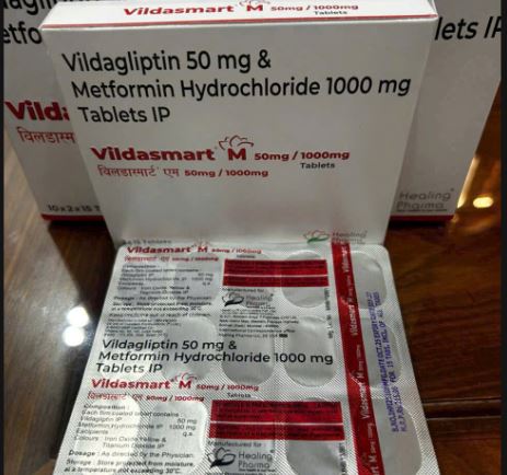 Vildasmart M 50mg/1000mg điều trị bệnh tiểu đường tuýp 2