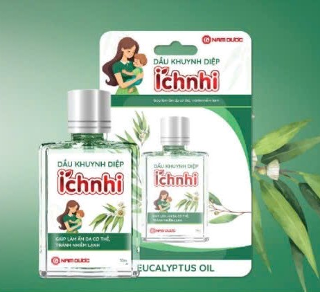 Dầu khuynh diệp Ích Nhi giúp giữ ấm cơ thể