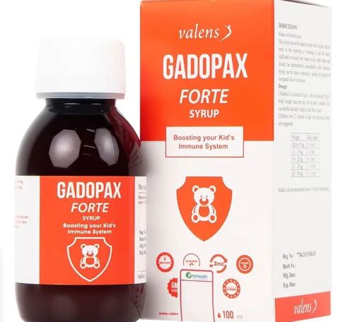 Siro Gadopax Forte hỗ trợ tăng sức đề kháng của cơ thể (100ml)