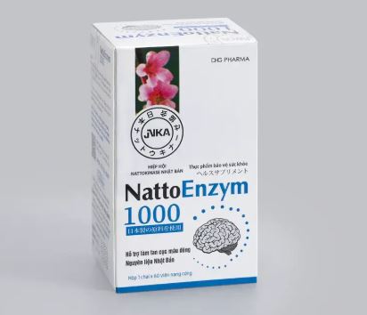 TPBVSK NattoEnzym 1000 giảm nguy cơ tắc nghẽn mạch máu