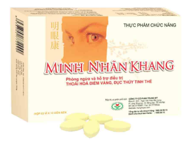 Minh Nhãn Khang hỗ trợ tăng cường thị lực cho mắt