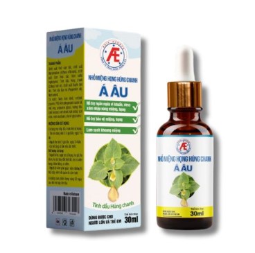 Nhỏ Miệng Họng Húng Chanh Á Âu hỗ trợ làm dịu cổ họng bảo vệ khoang miệng