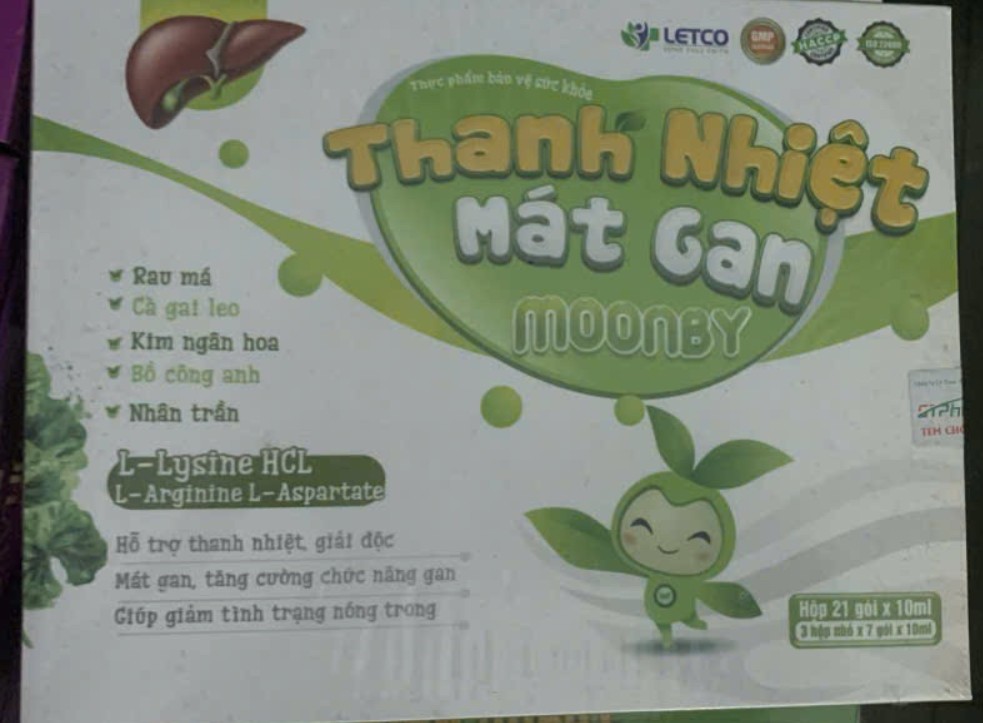 Thanh Nhiệt Mát Gan MOONBY tăng cường chức năng gan