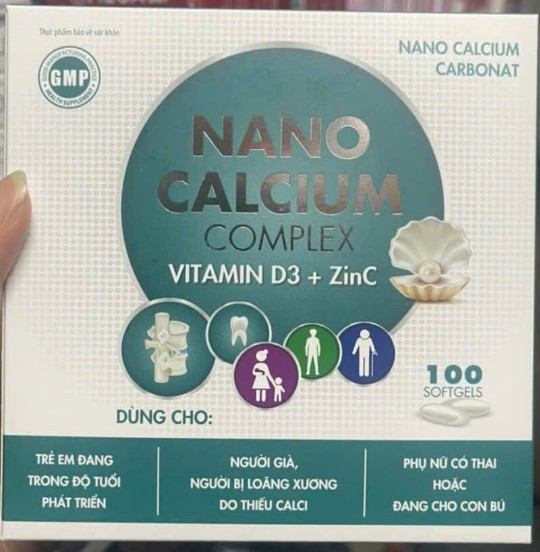 Nano Calcium Complex bổ sung canxi hỗ trợ phát triển xương chống loãng xương
