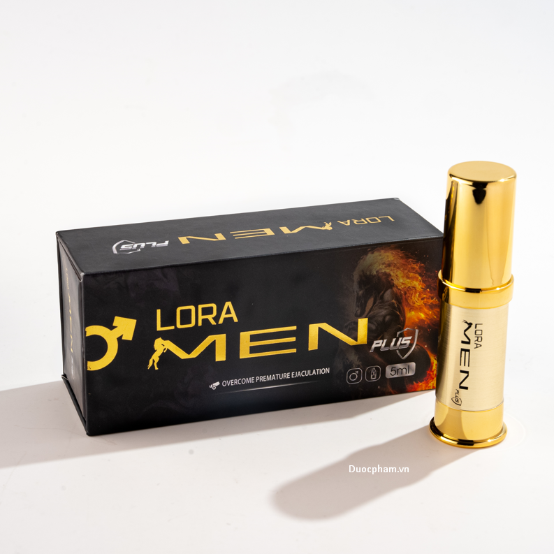 Xịt Lora Men Plus tăng thời gian quan hệ tình dục, khắc phục tình trạng xuất tỉnh sớm (Chai 5ml)