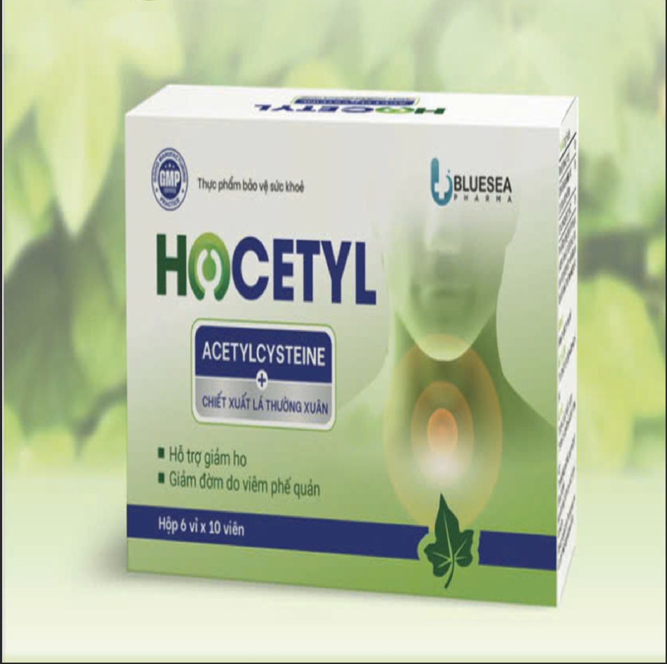 Hocetyl giúp bổ sung hoạt chất tiêu nhầy 